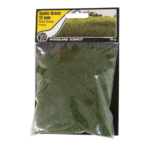 Static Grass - 12mm Dark Green
