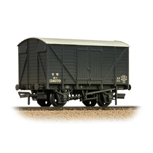 GWR 12T Ventilated Van GWR Grey [Weathered]