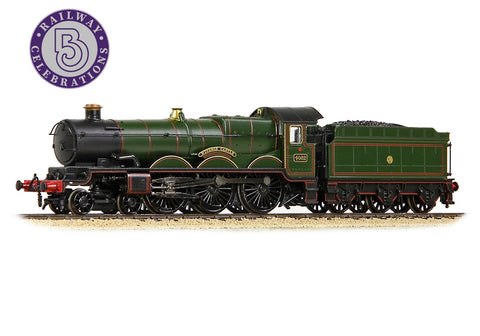 GWR 4073 'Castle' 4082 'Windsor Castle' GWR Lined Green (Shirtbutton)