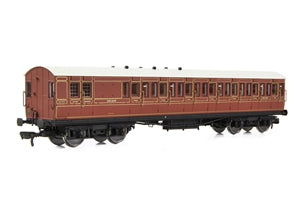 54ft Non-Corridor Brake Third LBSCR Raw Umber
