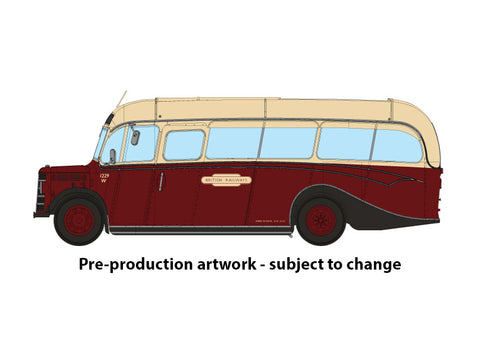 Bedford OB – FWO 615, British Railways Crimson/Cream