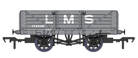 LMS Diagram 1666 Open Wagon LMS Grey - 1349446