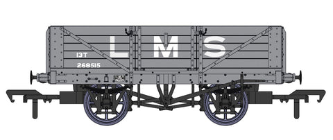 LMS Diagram 1666 Open Wagon LMS Grey - 268515