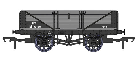 LMS Diagram 1666 Open Wagon BR Grey - M133488