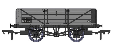 LMS Diagram 1666 Open Wagon BR Grey - DM29719
