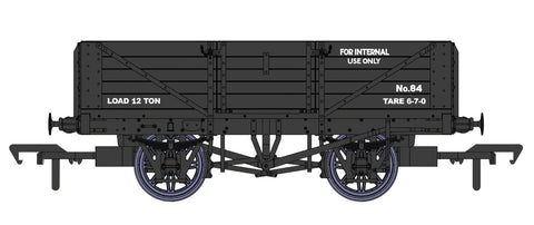 LMS Diagram 1666 Open Wagon Internal User Black - No 84
