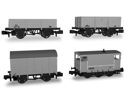 SECR Wagons Pack 1 – BR Livery Freight Train