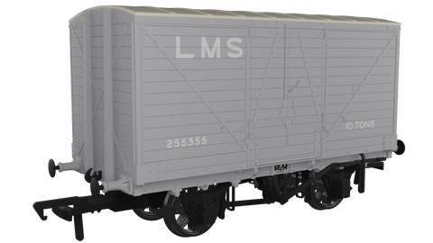 LNWR Dia.88 10T Van – No.255355 – LMS Grey (pre-1936)