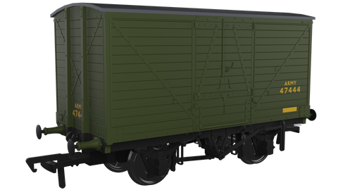 LNWR Dia.88 10T Van – No.47444 – Army Green