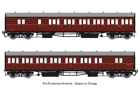 Dia E140 B Set – BR Maroon (with lining)