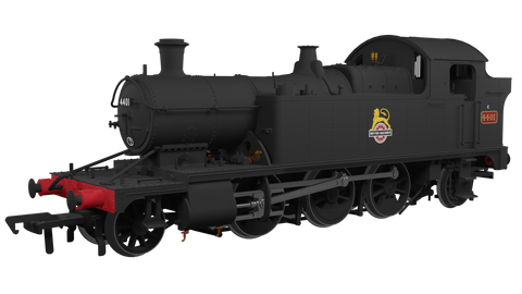 GWR 44xx No.4401 BR Early Crest Plain Black