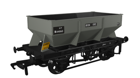 LMS Iron Ore Hopper – BR (Iron Ore) No.M690863