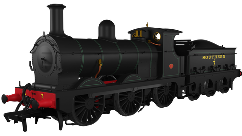 SECR O1 No.A7 SR Lined Black (Egyptian Lettering)