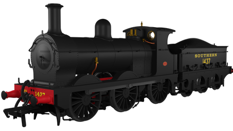 SECR O1 No.1437 SR Plain Black (Egyptian Lettering)