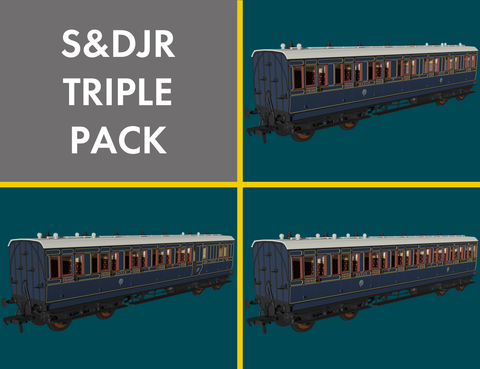 Somerset & Dorset Joint Railway ‘Evolution’ Non-Corridor Carriage Pack