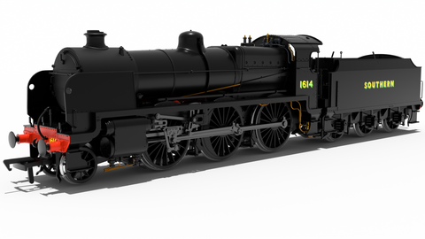 SR U Class No.1614 – SR Black With Sunshine Lettering