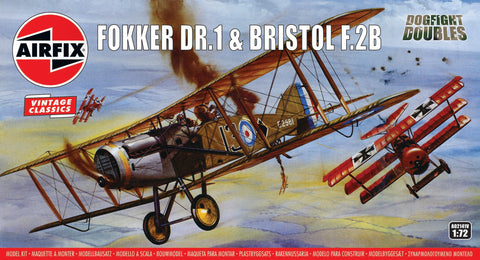 Vintage Clsasics - Fokker DR1 Triplane & Bristol Fighter Dogfight Double