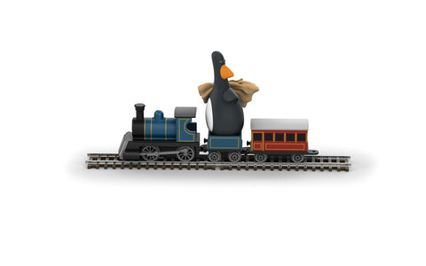 Wallace & Gromit - The Wrong Trousers - Feathers McGraw & Locomotive