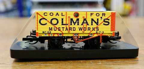 TT:120 Wagon 7 Plank Open - Colman's Mustard