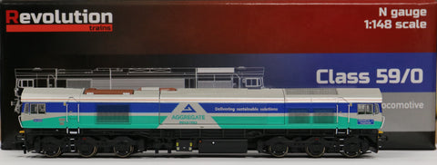 Class 59 59005 Aggregate Industries Kenneth J Painter Diesel Locomotive