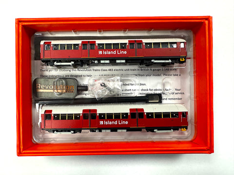 Isle Of Wight Class 483 Set 007 LT Maroon