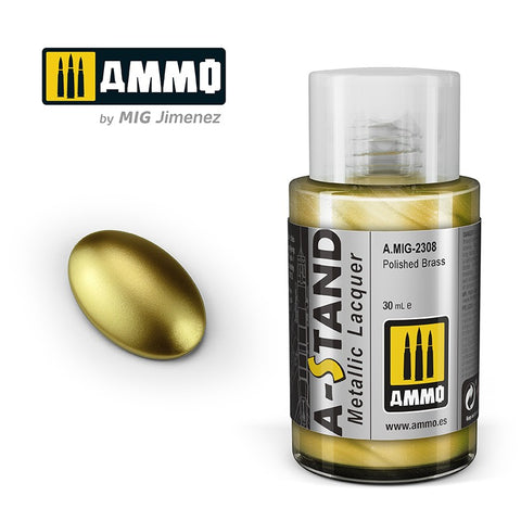 Polished Brass Metallic Laquer