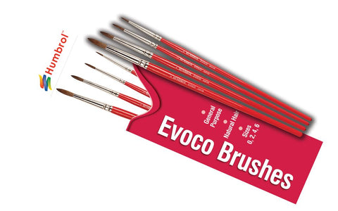 Flat Brush Pack of 4
