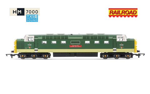 RailRoad BR Class 55 The Kings own Yorkshire Light Infantry 55002 With Sound