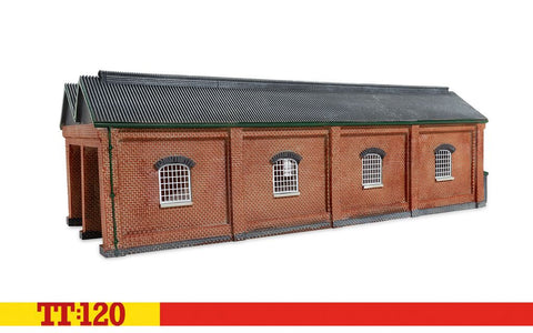 Double Engine Shed - Red Brick Collection