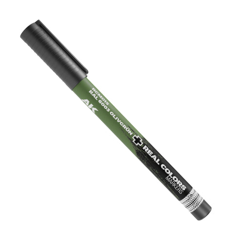 AK Interactive Real Colour Pen Olive Green RAL6003