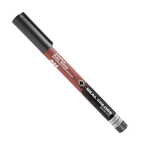 AK Interactive Real Colour Pen Red Brown RAL8012