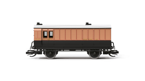 LSWR 4 Wheel Coach 3rd Class Passenger Brake 140