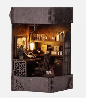 Wooden Book Nook Holmes Detective Agency