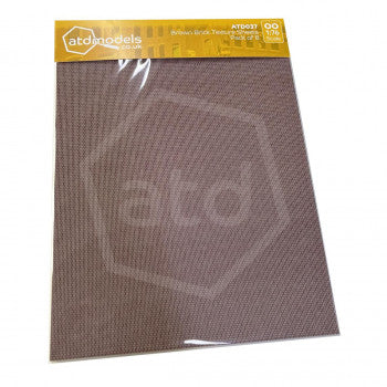 Brown Brick Texture Sheets 00 Scale Pack Of 8