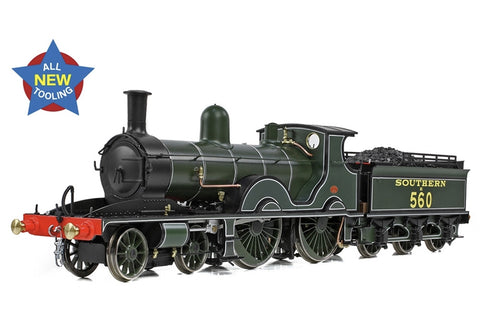 LSWR Adams T3 560 SR Lined Maunsell Green