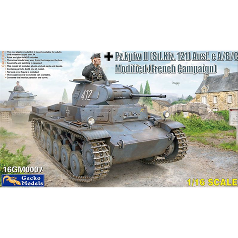 Pz.kpfw II (Sd.Kfz. 121) Ausf. c A-B-C Modified French Campaign