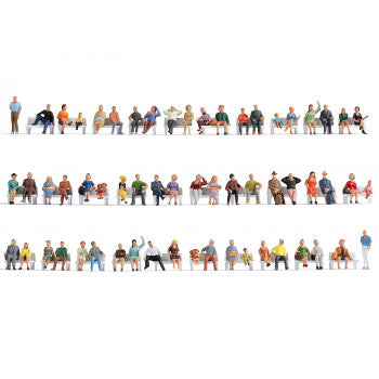 Sitting People (60) Mega Economy Figure Set