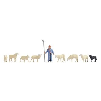 Shepherd & Sheep Figure Set