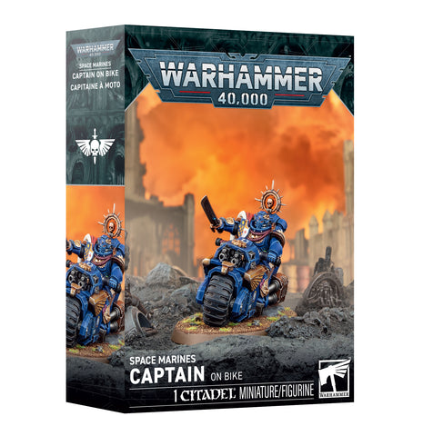 Warhammer 40000: Space Marines: Captain On Bike