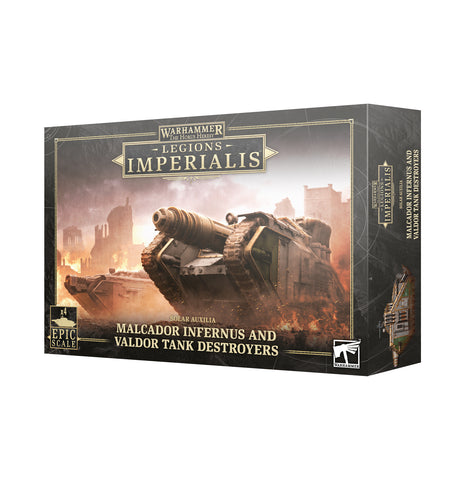 Horus Heresy: Legions Imperialis Malcador Infernus and Valdor Tank Destroyers