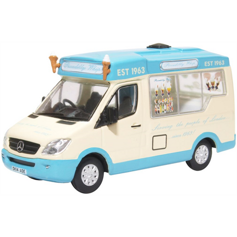 Whitby Mondial Mercedes Ice Cream Van - Piccadilly Whip