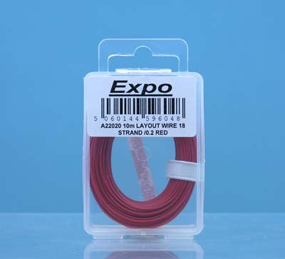 10 Metre Layout Wire - Red
