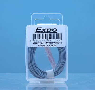 10 Metre Layout Wire - Grey