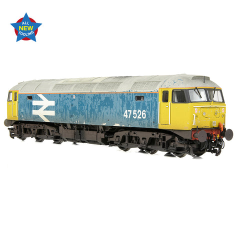 Class 47/4 47526 BR Blue (Large Logo) [Weathered]