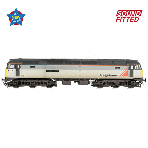 Class 47/3 47376 'Freightliner 1995' Freightliner Grey [Weathered] Sound Fitted
