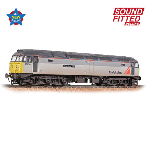 Class 47/3 47376 'Freightliner 1995' Freightliner Grey [Weathered] Sound Fitted De Luxe