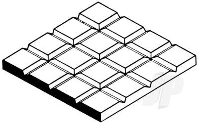 Tile 1/6" Squares x 0.040" Thick