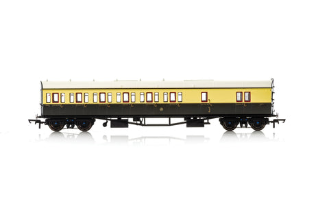 GWR, Collett 57' Bow Ended D98 Six Compartment Brake Third (Left Hand), 4971 - Era 3