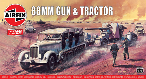 88mm Flak Gun & Tractor