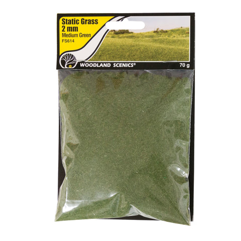 Static Grass - 2mm Medium Green
